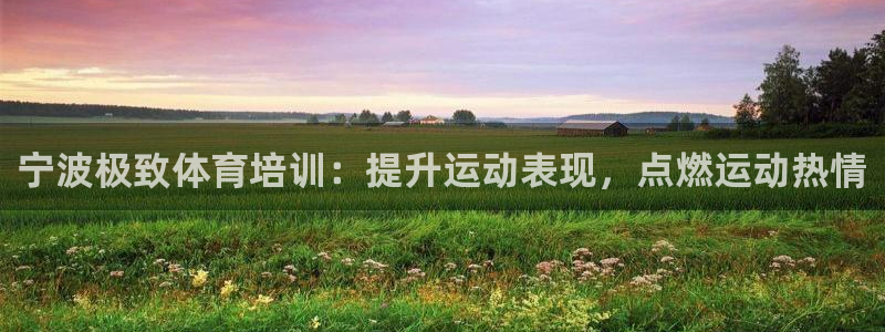 欧陆娱乐总代理是谁：宁波极致体育培训：提升运动表现，