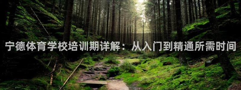 欧陆娱乐测速网站：宁德体育学校培训期详解：从入门到精