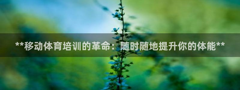 欧陆娱乐怎么注册会员账号啊：**移动体育培训的革命：