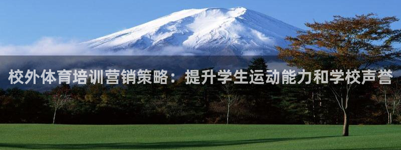 欧陆娱乐注册代理多少钱一个月：校外体育培训营销策略：