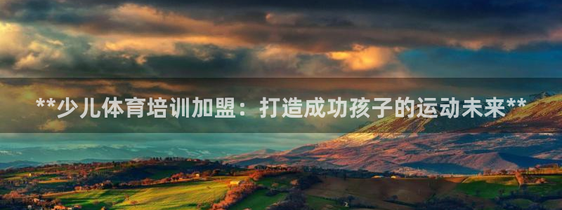欧陆娱乐平台登陆地址是什么意思：**少儿体育培训加盟：打造成