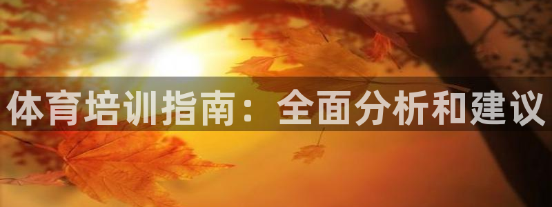 欧陆娱乐官方网站首页：体育培训指南：全面分析和建议